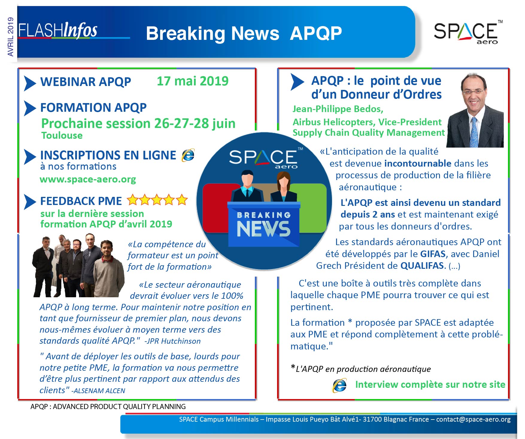 Flash Nr.54 : Breaking News – APQP