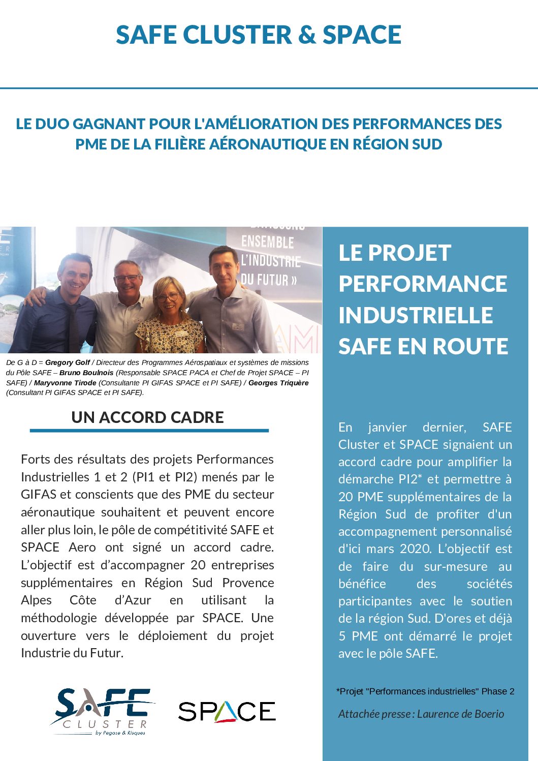 SAFE CLUSTER & SPACE – Le Duo Gagnant