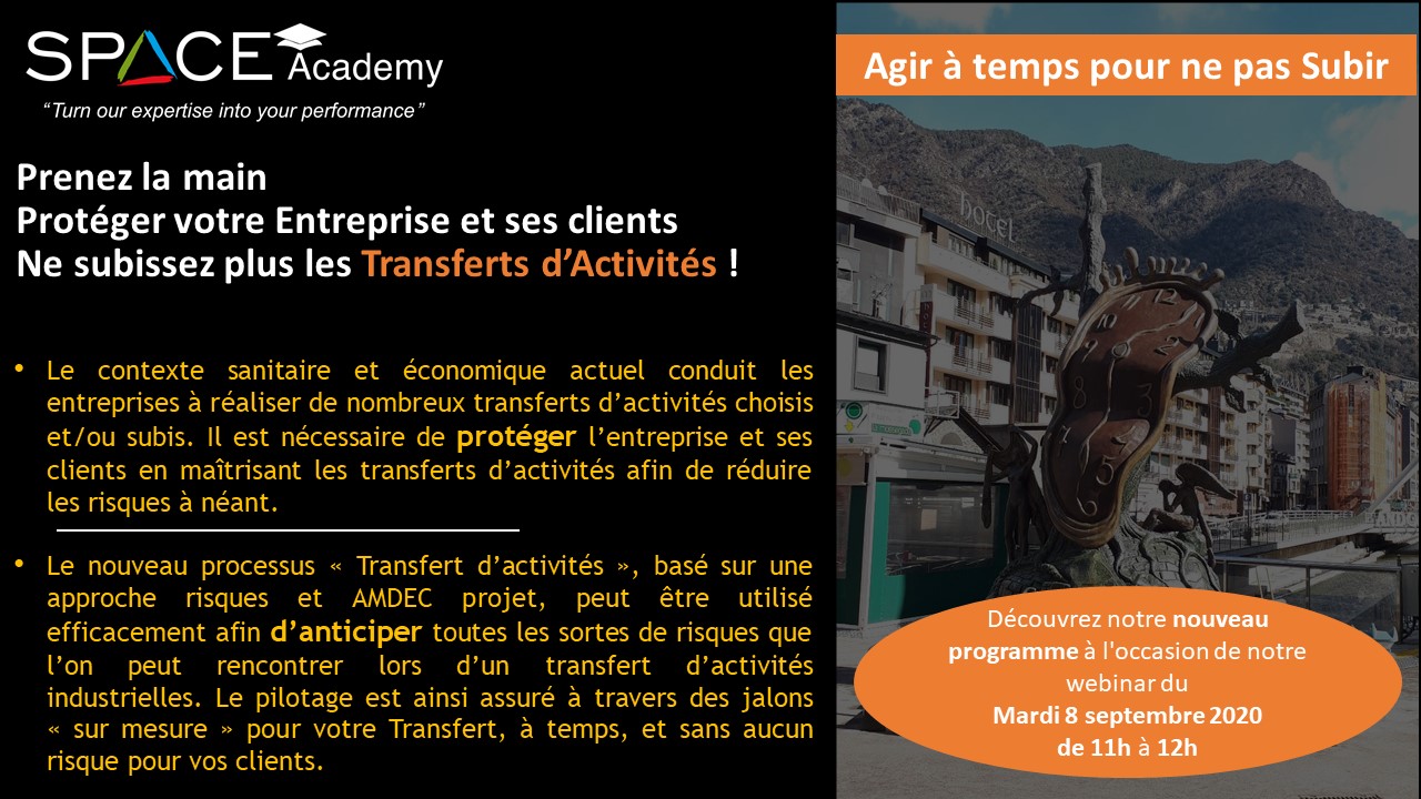 SPACE WEBINAR : Transfert Of Work